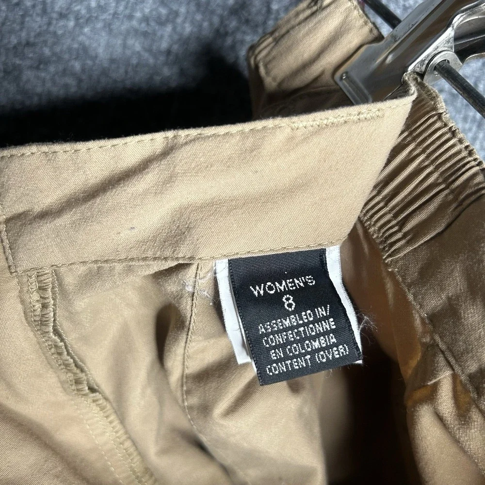 Patagonia Womens Hiking Pants Size 8 Beige Elastic Waist Outdoor - Picture 3 of 9